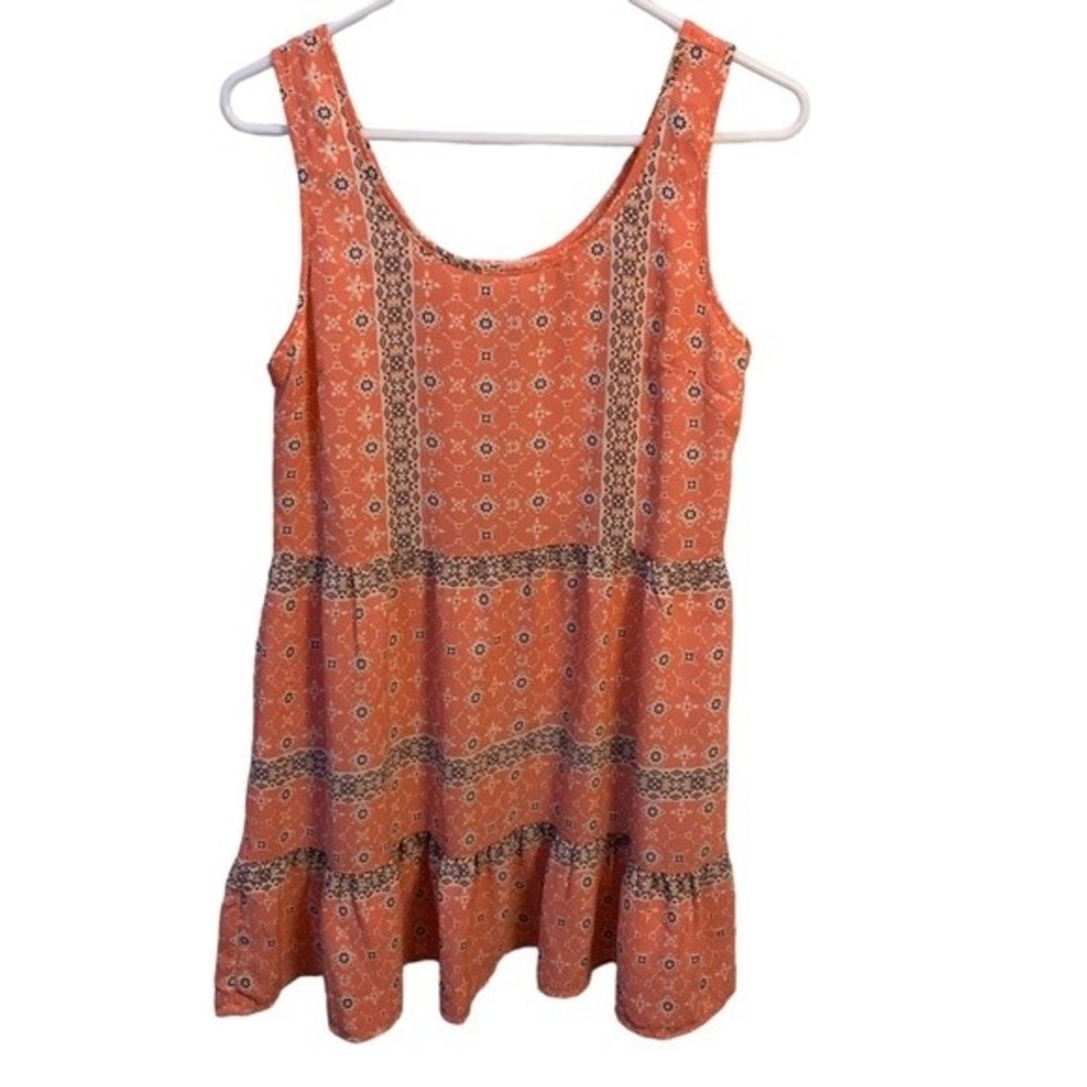 Sweet Journey Boho Light Weight Pink Prairie Dress Size Small